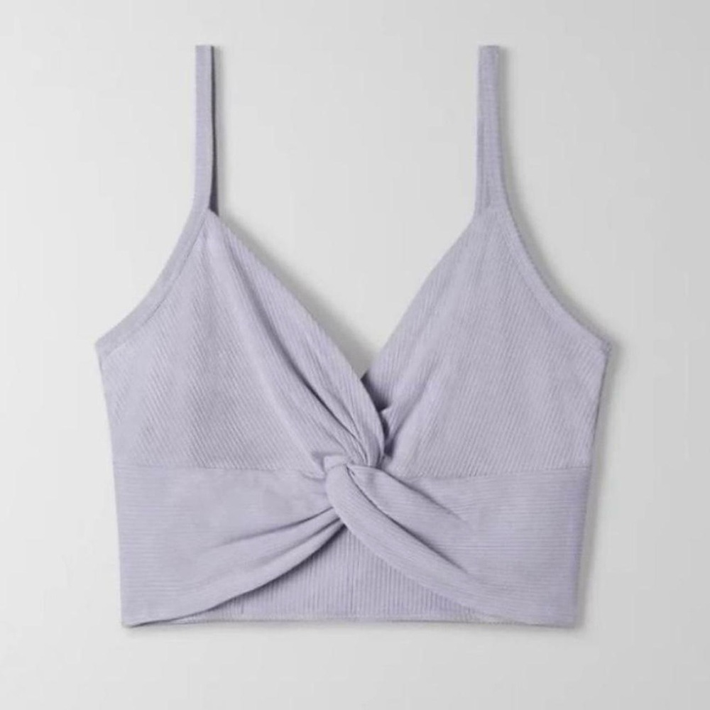 Aritzia Women's Purple Crop-top